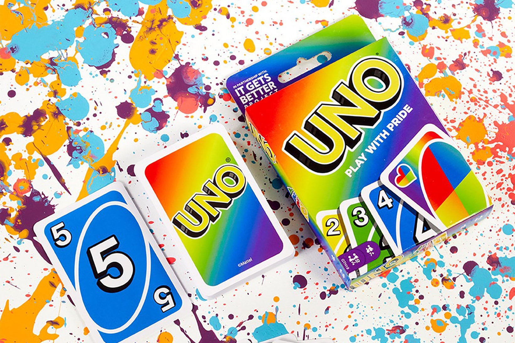 uno it gets better project pride lgbtq month card games deck pack