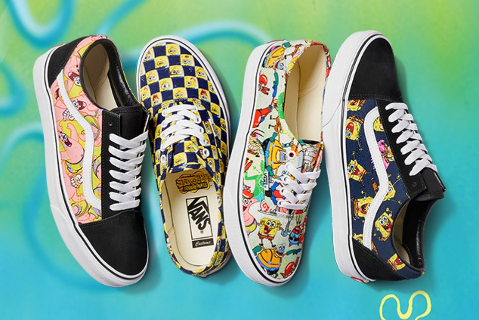 Spongebob vans pre order Clearance