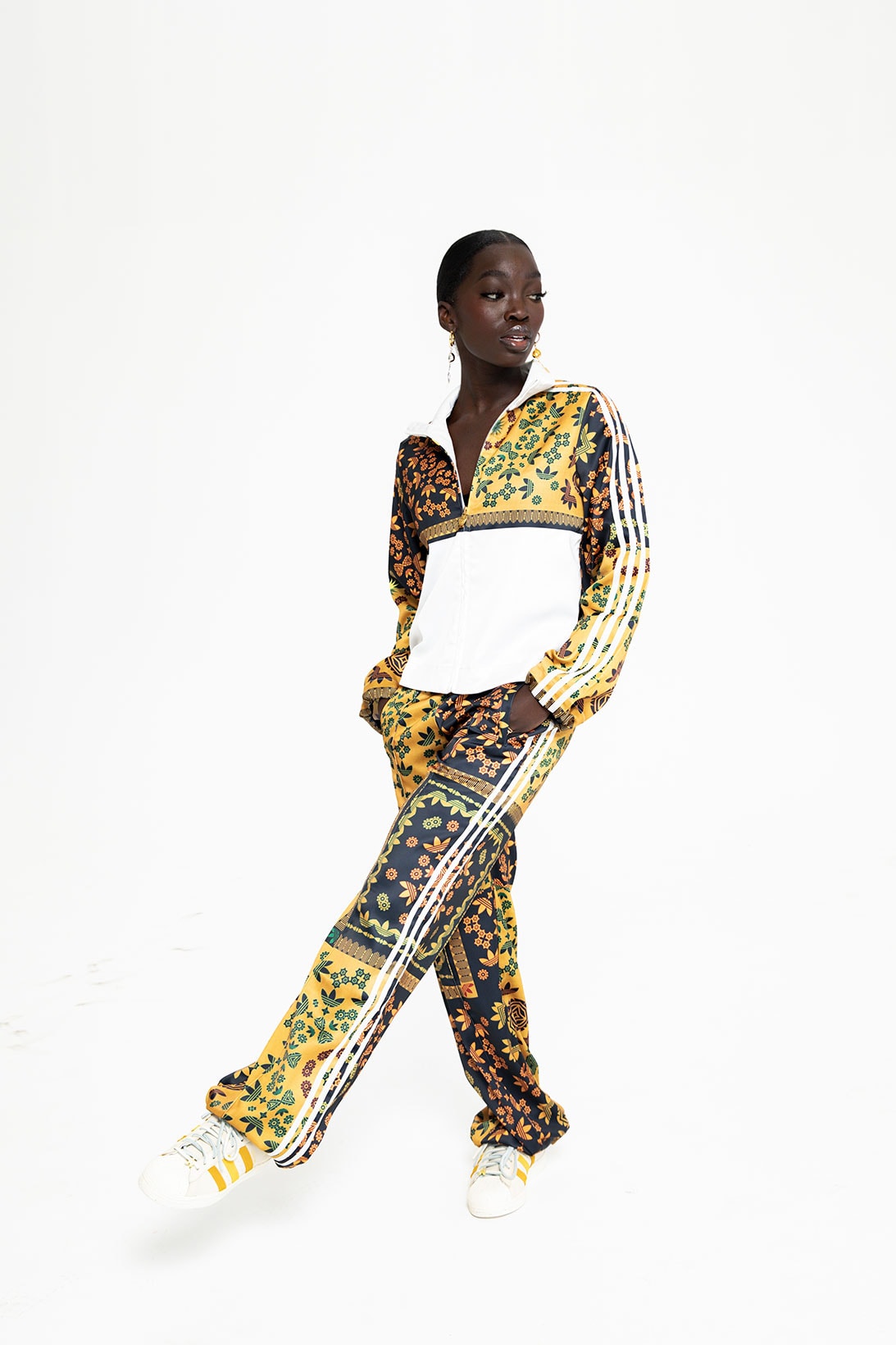 yara shahidi adidas originals superstar tracksuit collaboration dora owusu