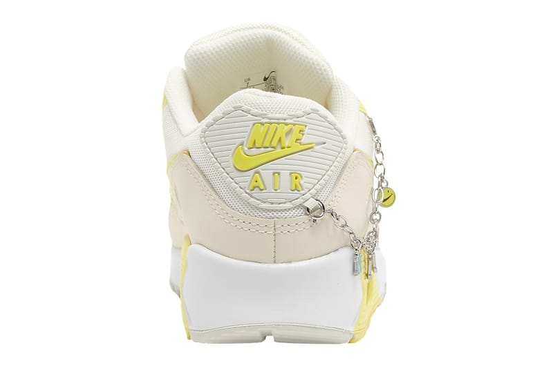 nike air max 90 womens yellow with charms