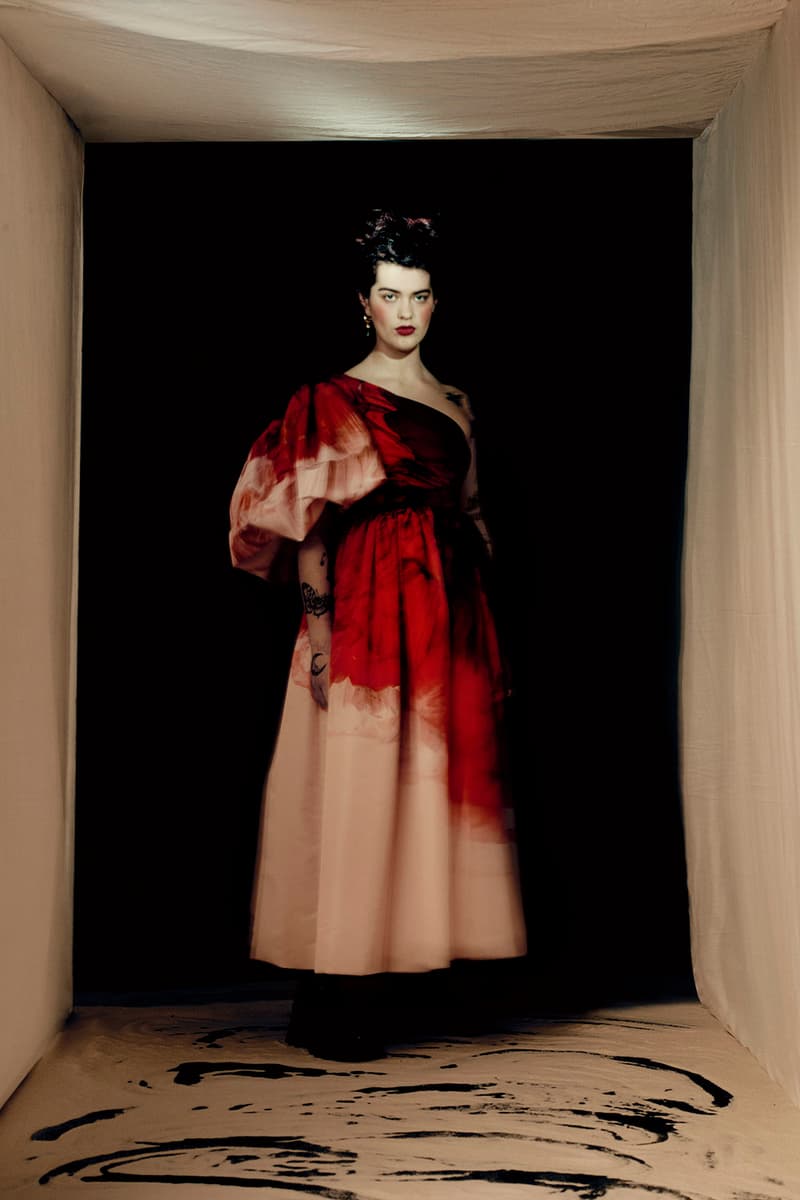 Alexander McQueen Anemones FW21 Womenswear Collection Sarah Burton Paolo Roversi Campaign