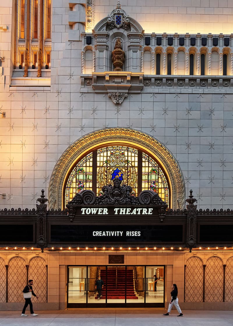 apple tower theatre downtown los angeles la store interior exterior facade