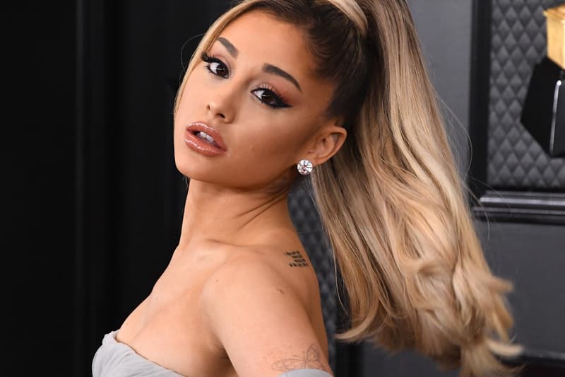 ariana grande beauty line brand trademark filing god is a woman body skincare info 