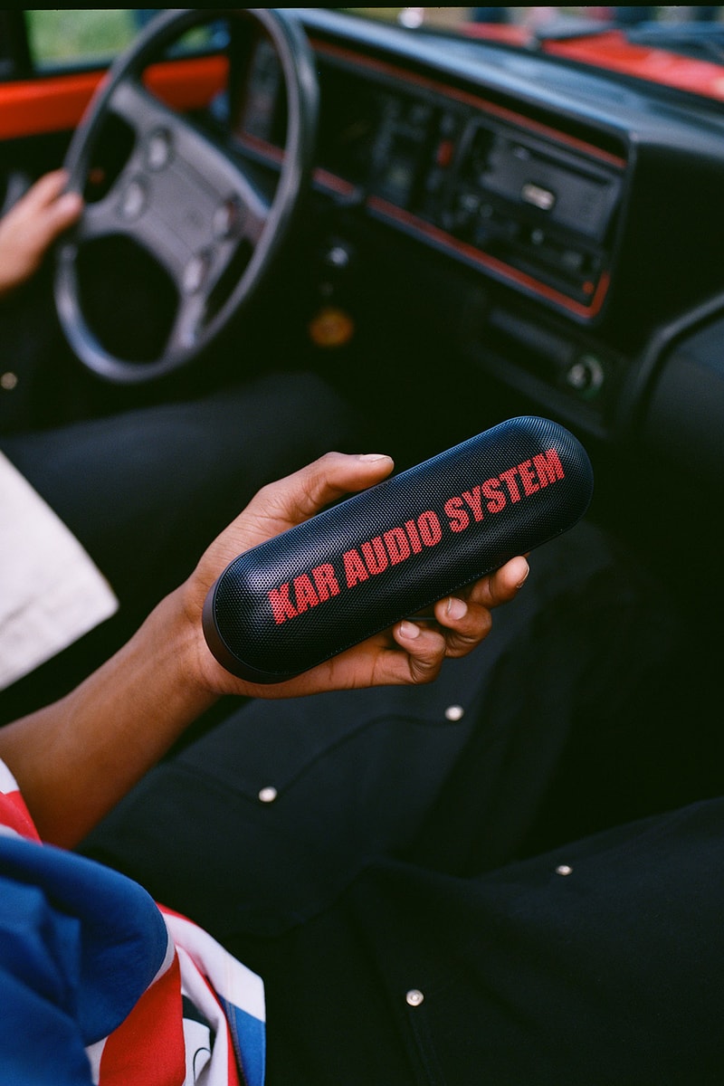 Beats by Dre x L'art de L'automobile Pill+ Speaker Collaboration Car Dealership Streetwear Red Black