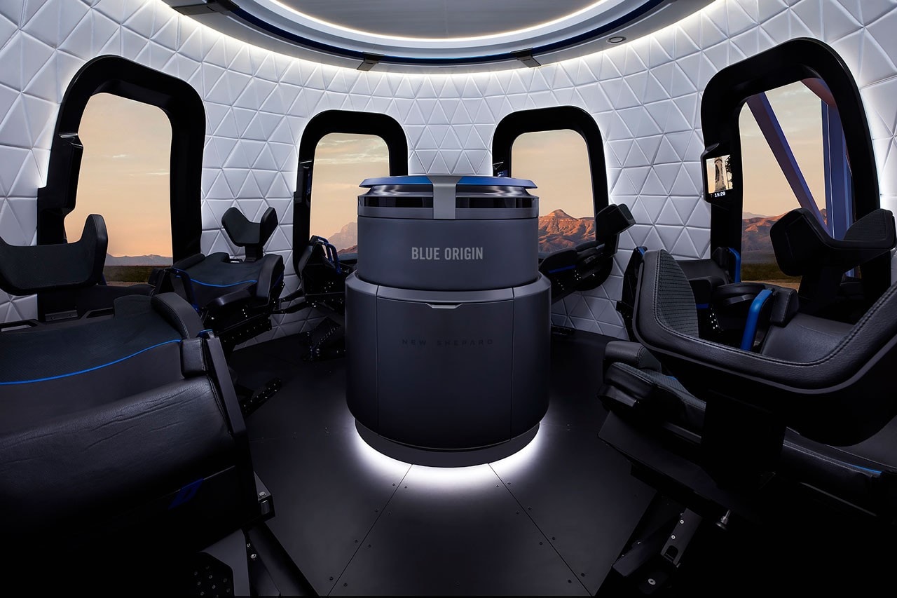 Blue Origin Space Flight Rocket New Shepard Seat