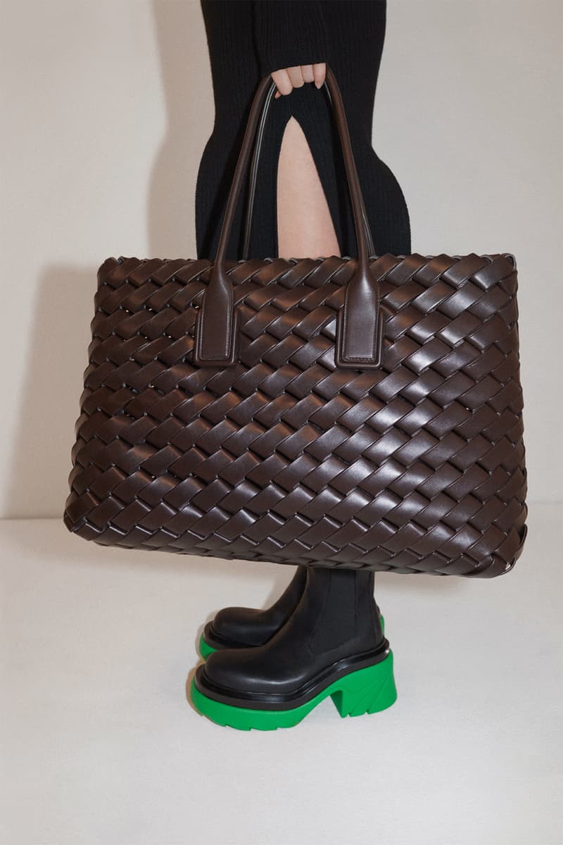 Bottega Veneta Wardrobe 02 Collection Puddle Boots Phone Cord Heels Shoes Footwear