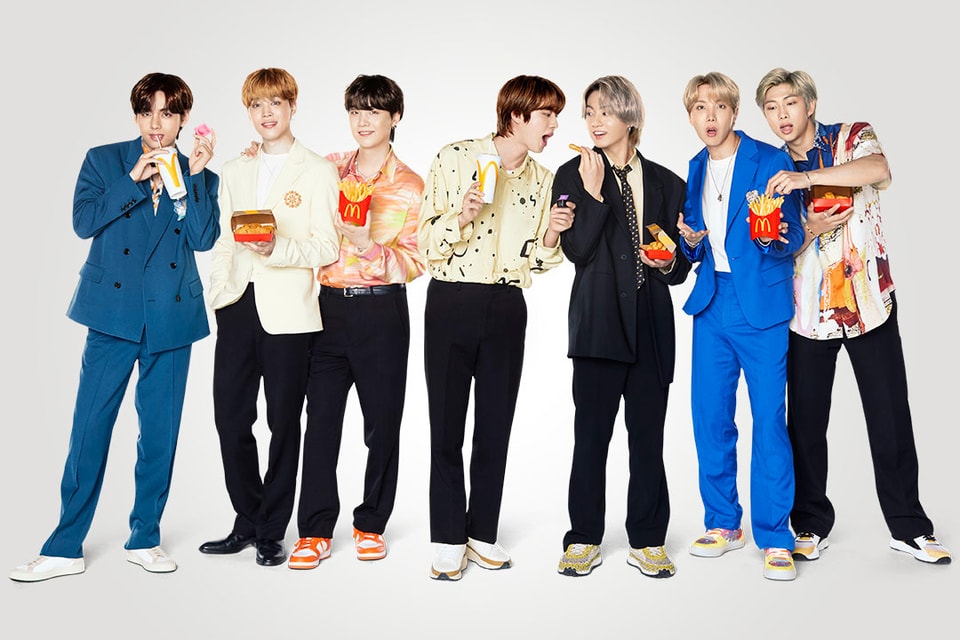 BTS x McDonald's Custom McNugget Sneakers