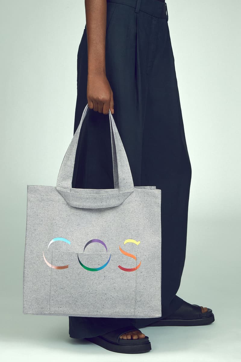 cos pride month 2021 rainbow tote bag