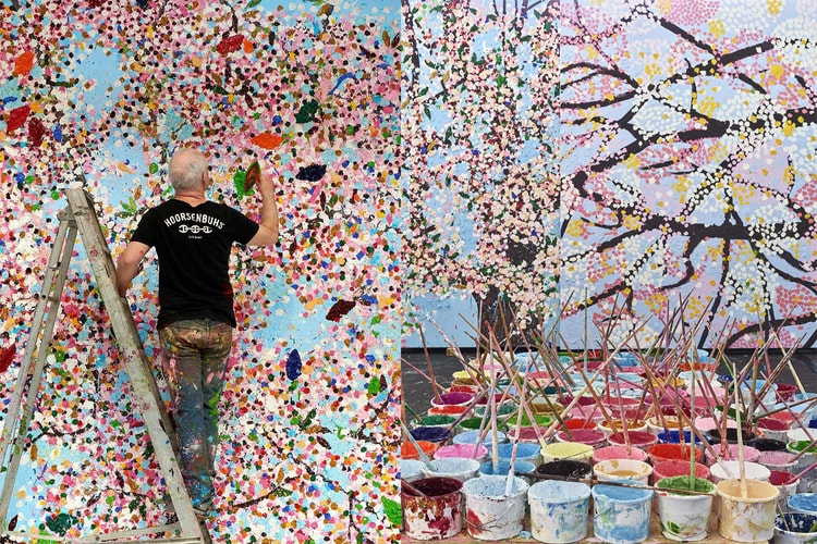 Damien Hirst’s New “Cherry Blossoms” Exhibition Is a Floral Fantasy