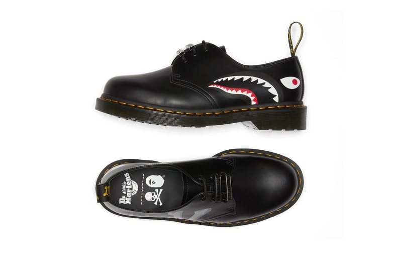 Dr. Martens x A BATHING APE x mastermind JAPAN Footwear Collaboration