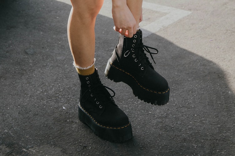 X-Girl x Dr. Martens Co-Design Platform Boots and Sandals