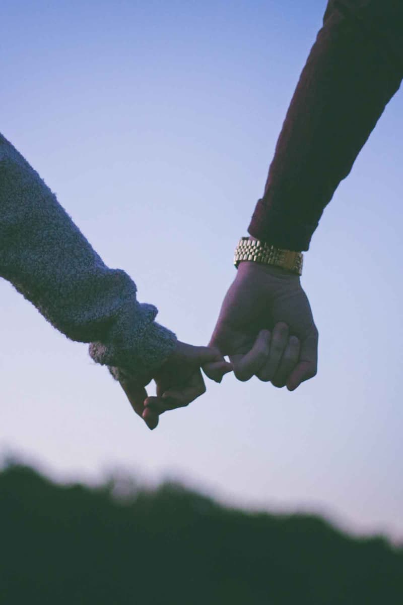 Couple Watch Love Holding Hands