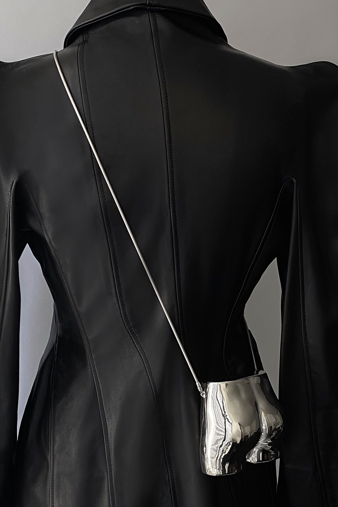 grace ling singapore nyc fashion designer jacket blazer butt bag