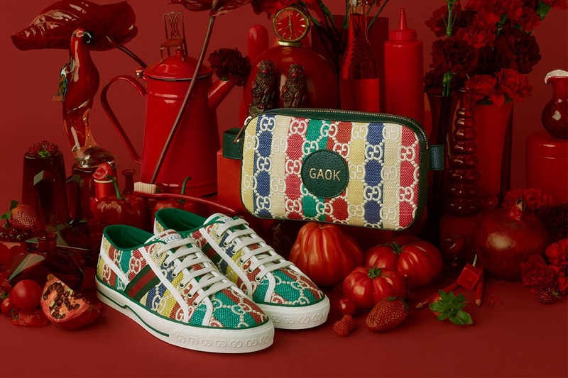 gucci gaok korea seoul flagship special capsule sneakers bag purse