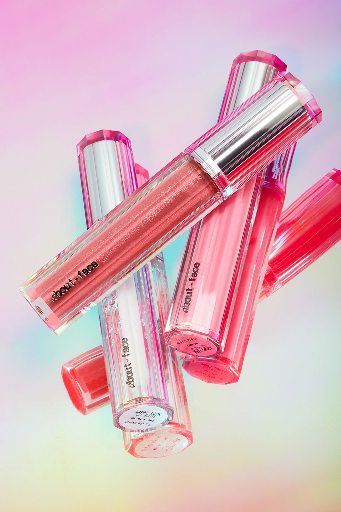 halsey about-face summer makeup collection lip glosses