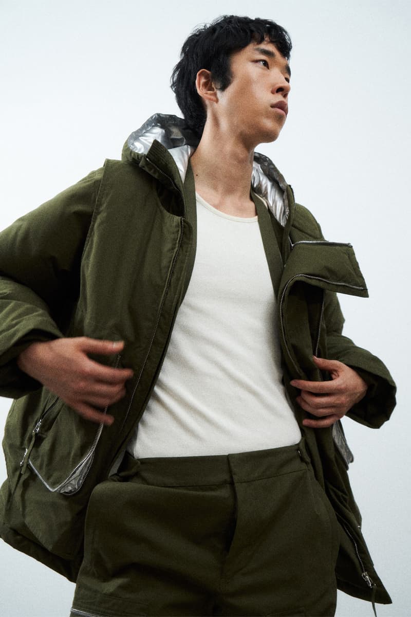 helmut lang resort 2022 collection lookbook bomber jacket 