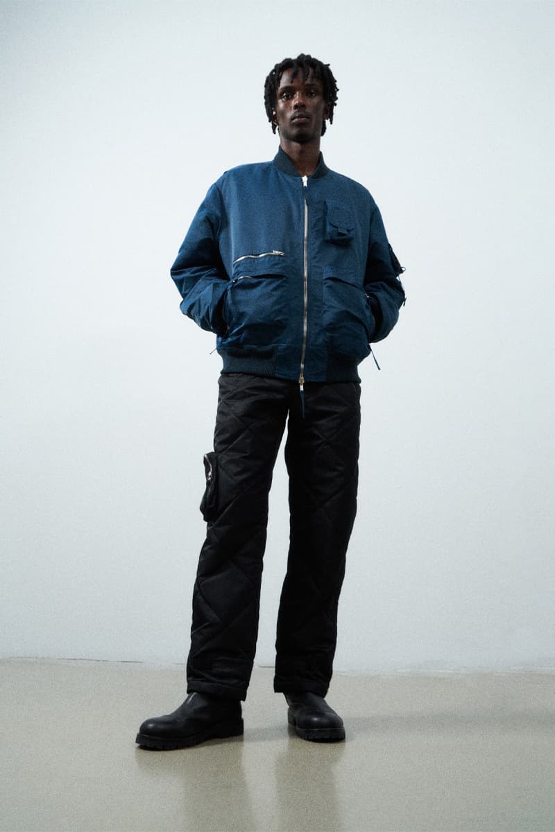 helmut lang resort 2022 collection lookbook bomber jacket 