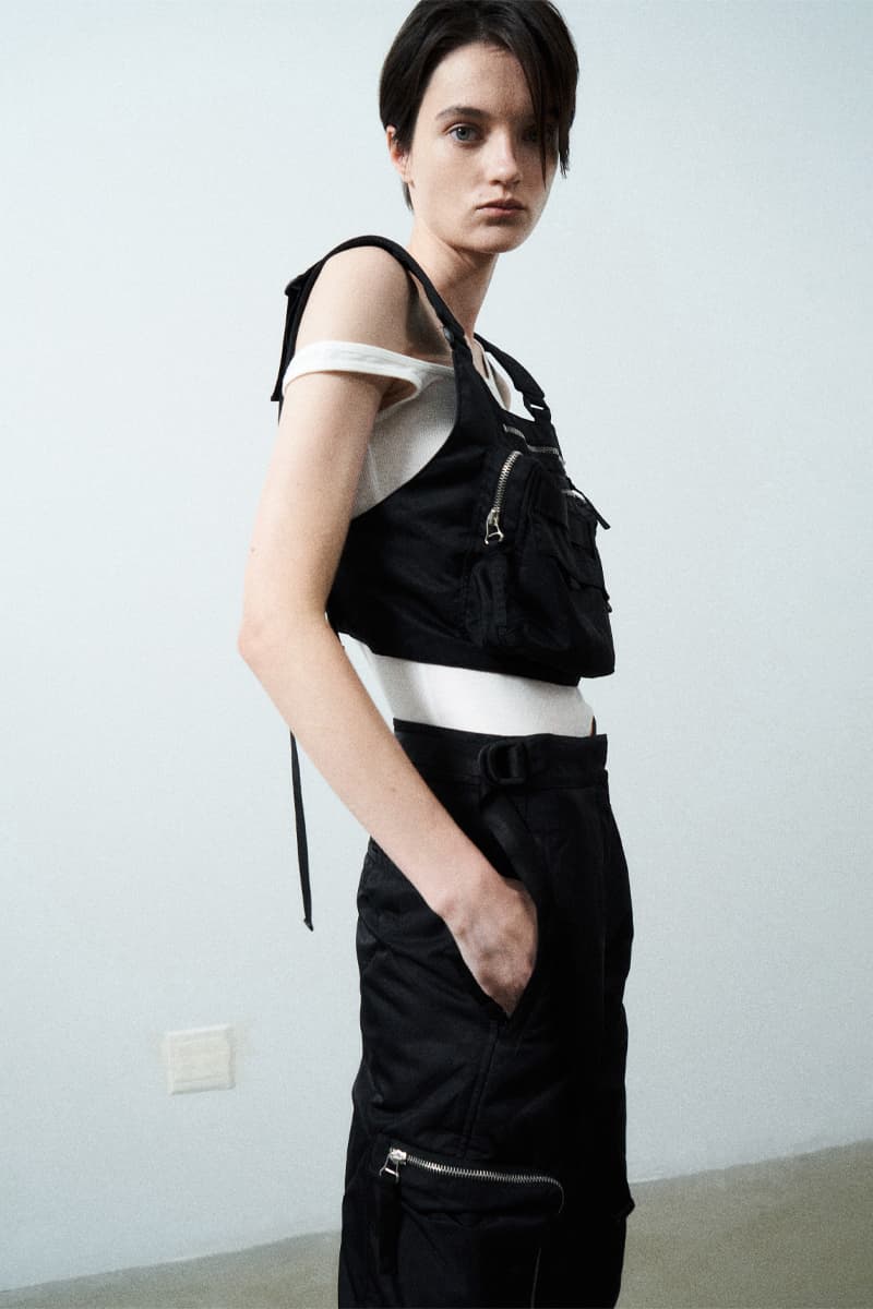 helmut lang resort 2022 collection lookbook vest tank top trousers