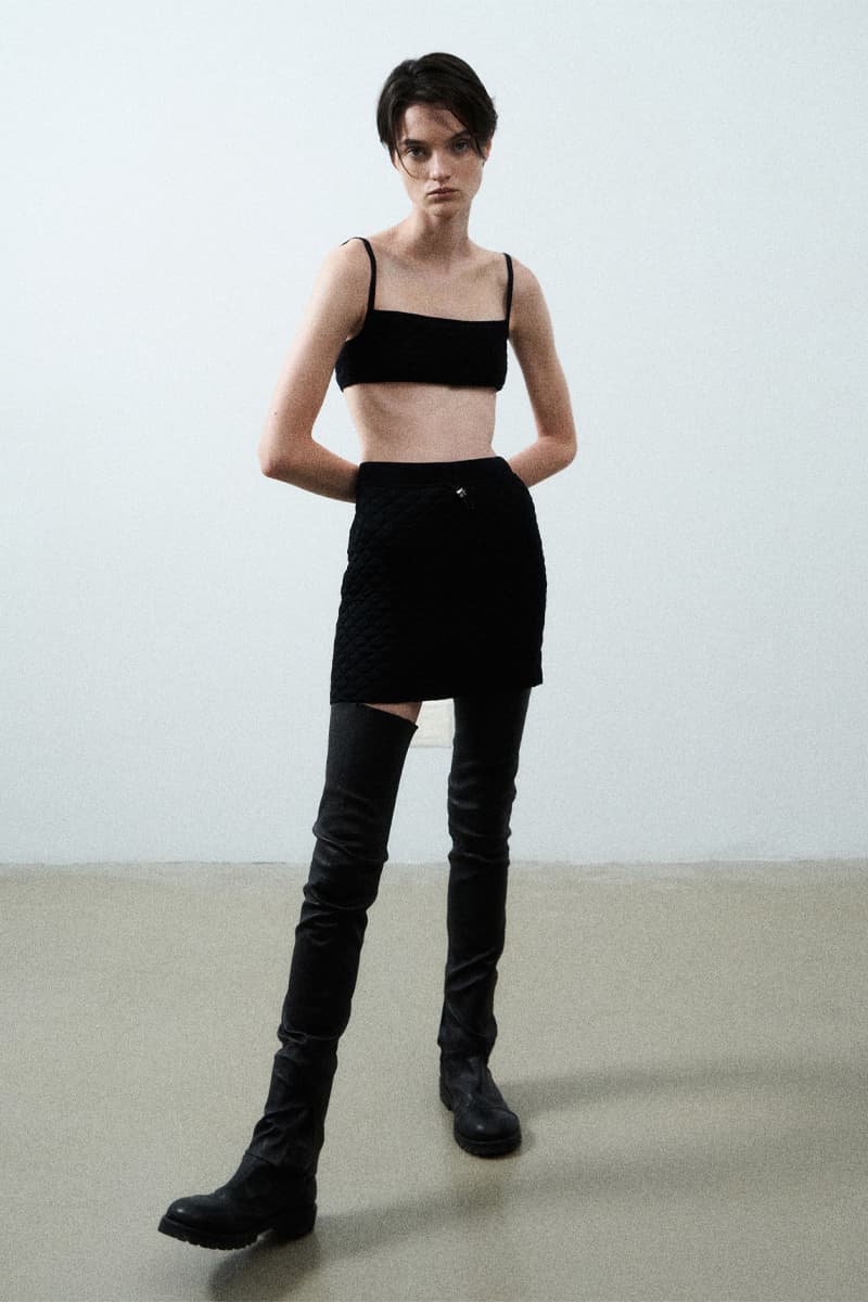 helmut lang resort 2022 collection lookbook bra top pants