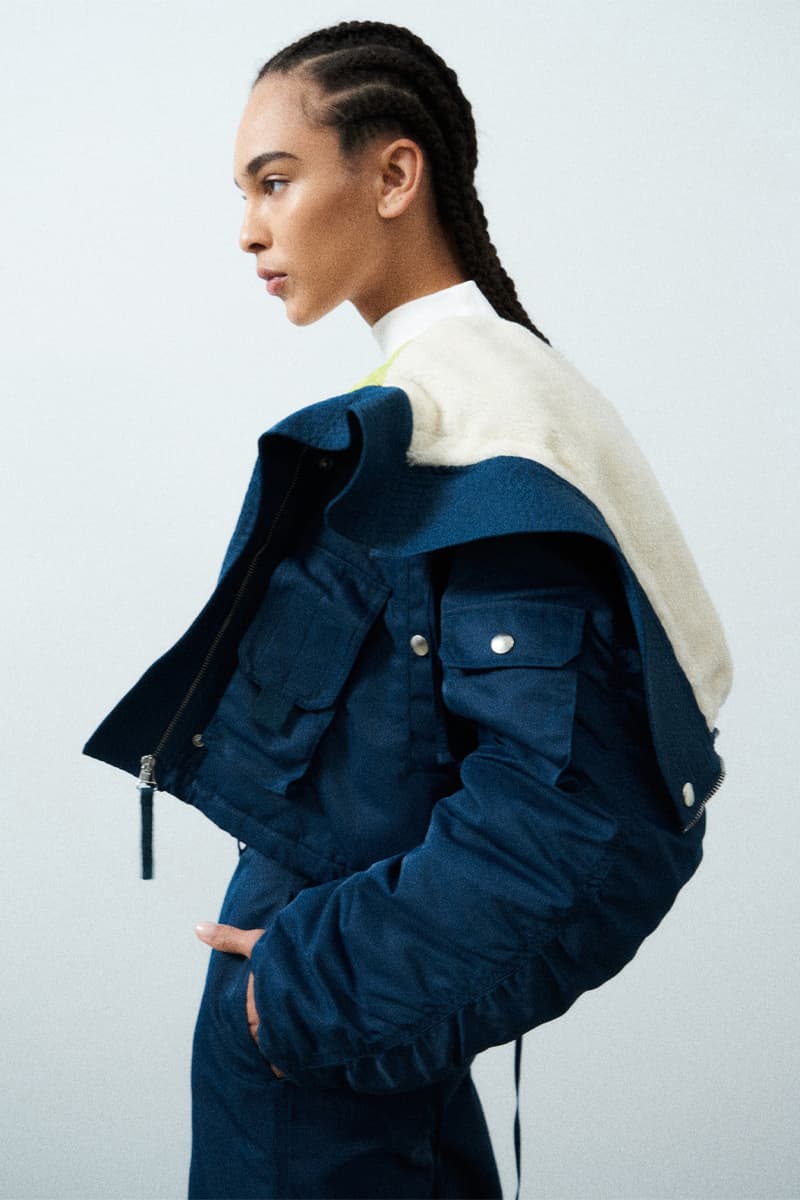 helmut lang resort 2022 collection lookbook bomber jacket 