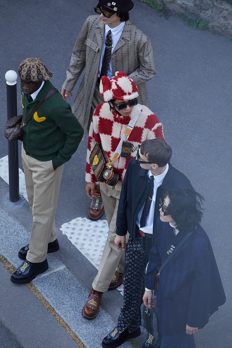 NIGO x Louis Vuitton LV Collaboration Collection Pre-Spring 2022 Virgil Abloh Human Made Lookbook