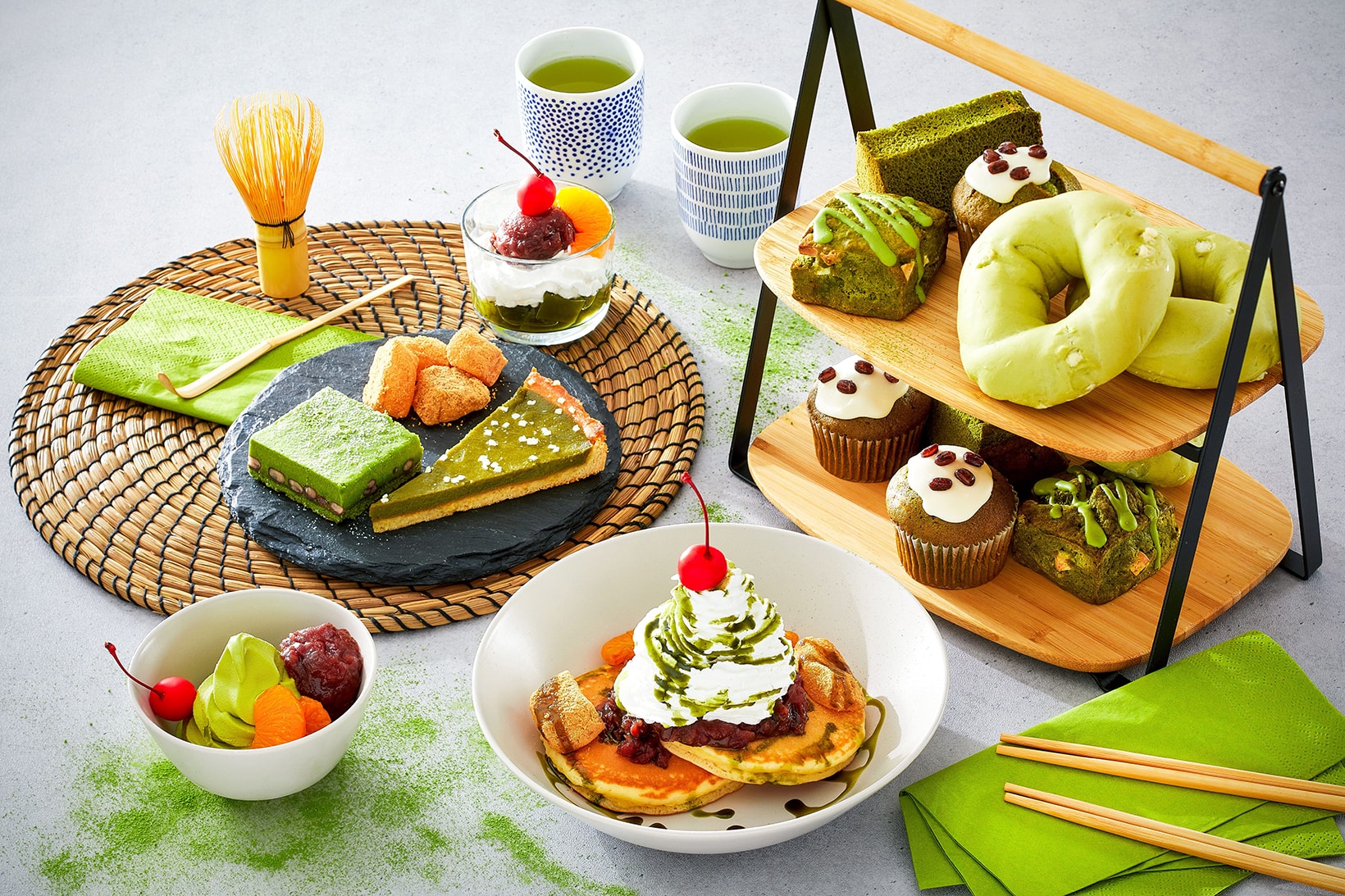 IKEA Japan Matcha Desserts Cake Tart Bagel Brownie Ice Cream 