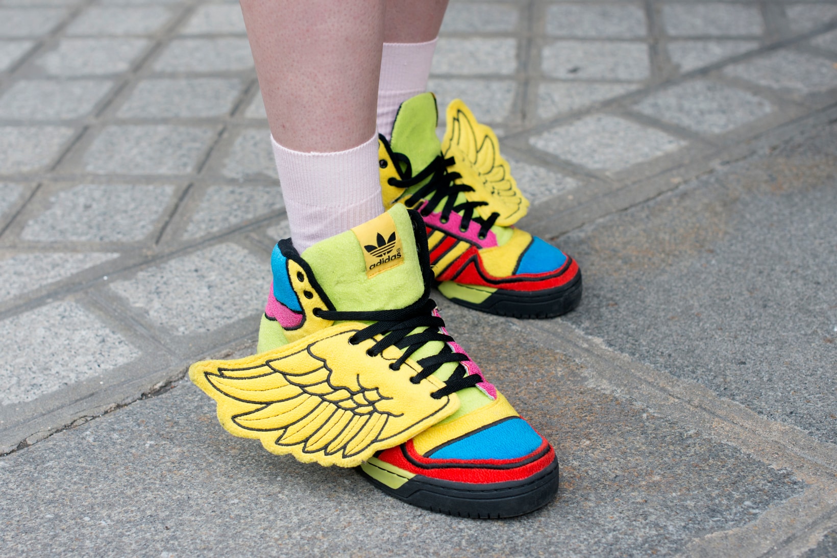 Jeremy Scott x adidas Wing Sneaker Street Style