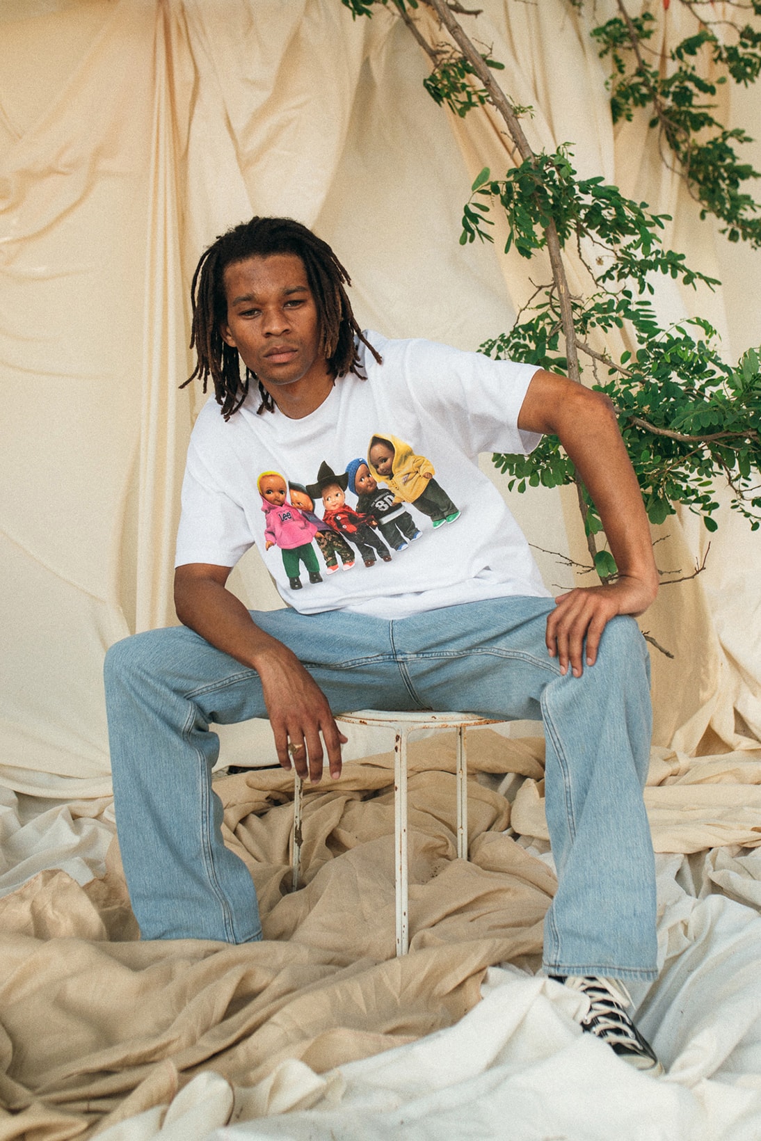 The Hundreds Lee Apparel Collaboration Tee Jeans Pants