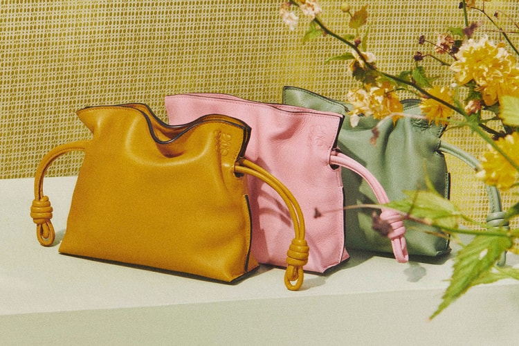 LOEWE Expands Its Flamenco Family With XL and Nano Clutch Bags
