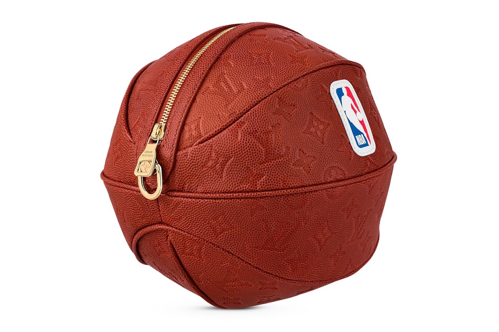 NBA Louis Vuitton Ball in Basket Bag Accessory Brown Leather