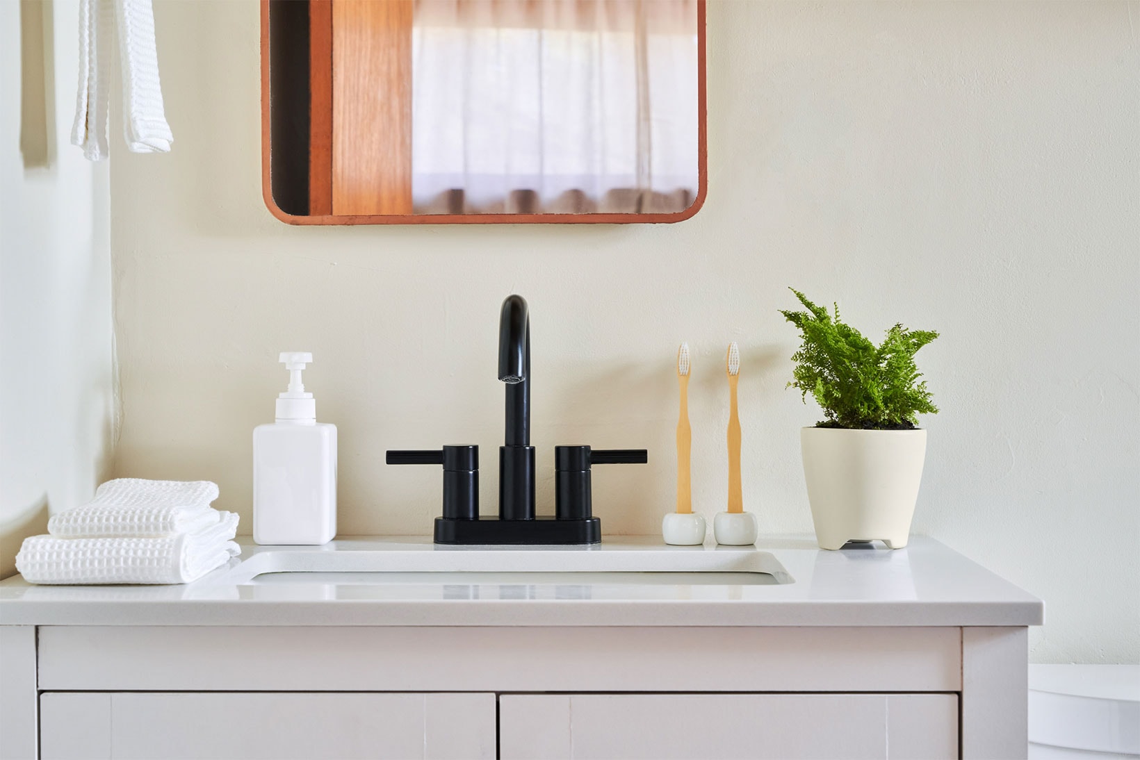 muji airbnb host essentials home bathroom sink toothbrush