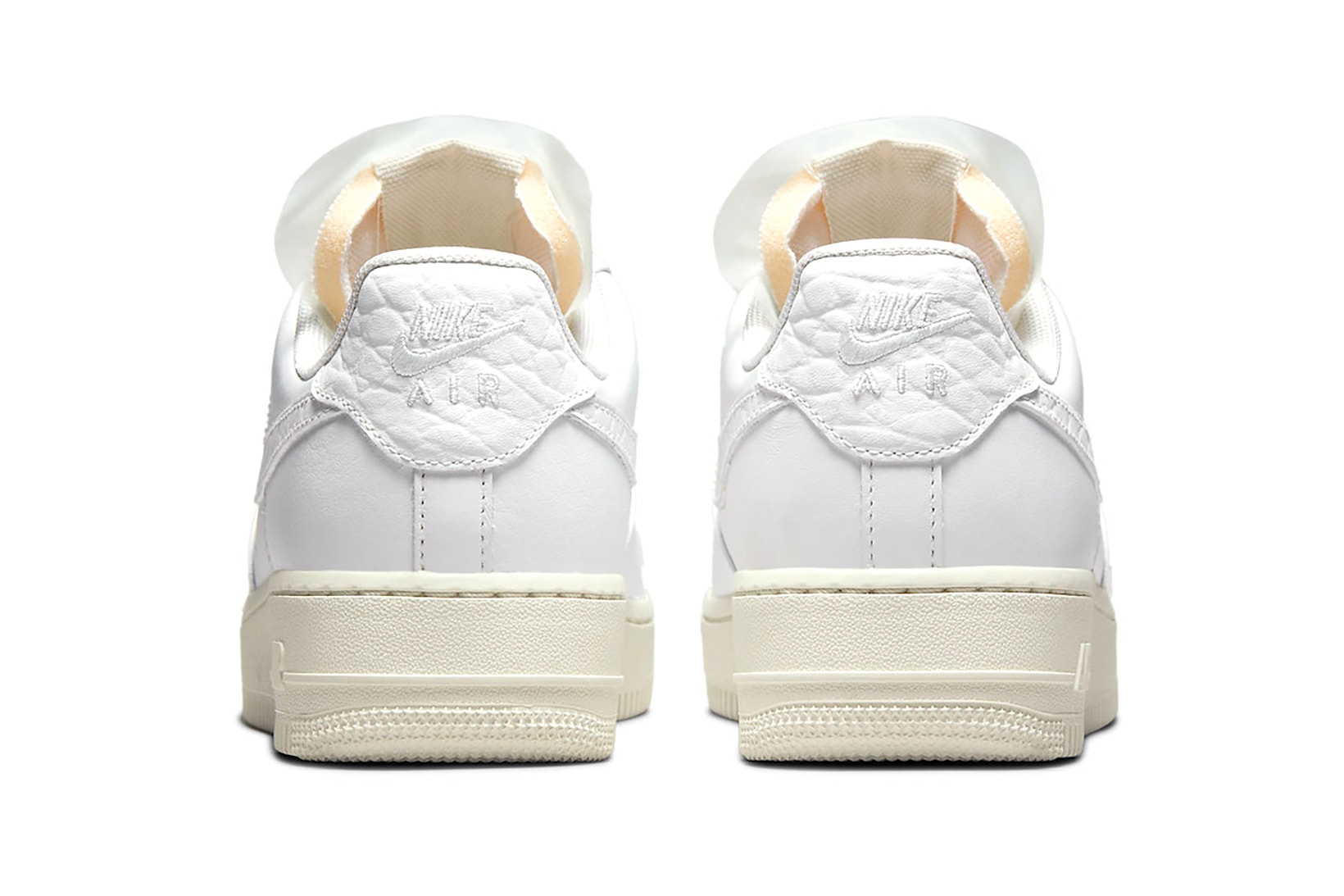 Nike Womens Air Force 1 AF1 Bling White Jewels Footwear Kicks Shoes Sneakerhead Heel