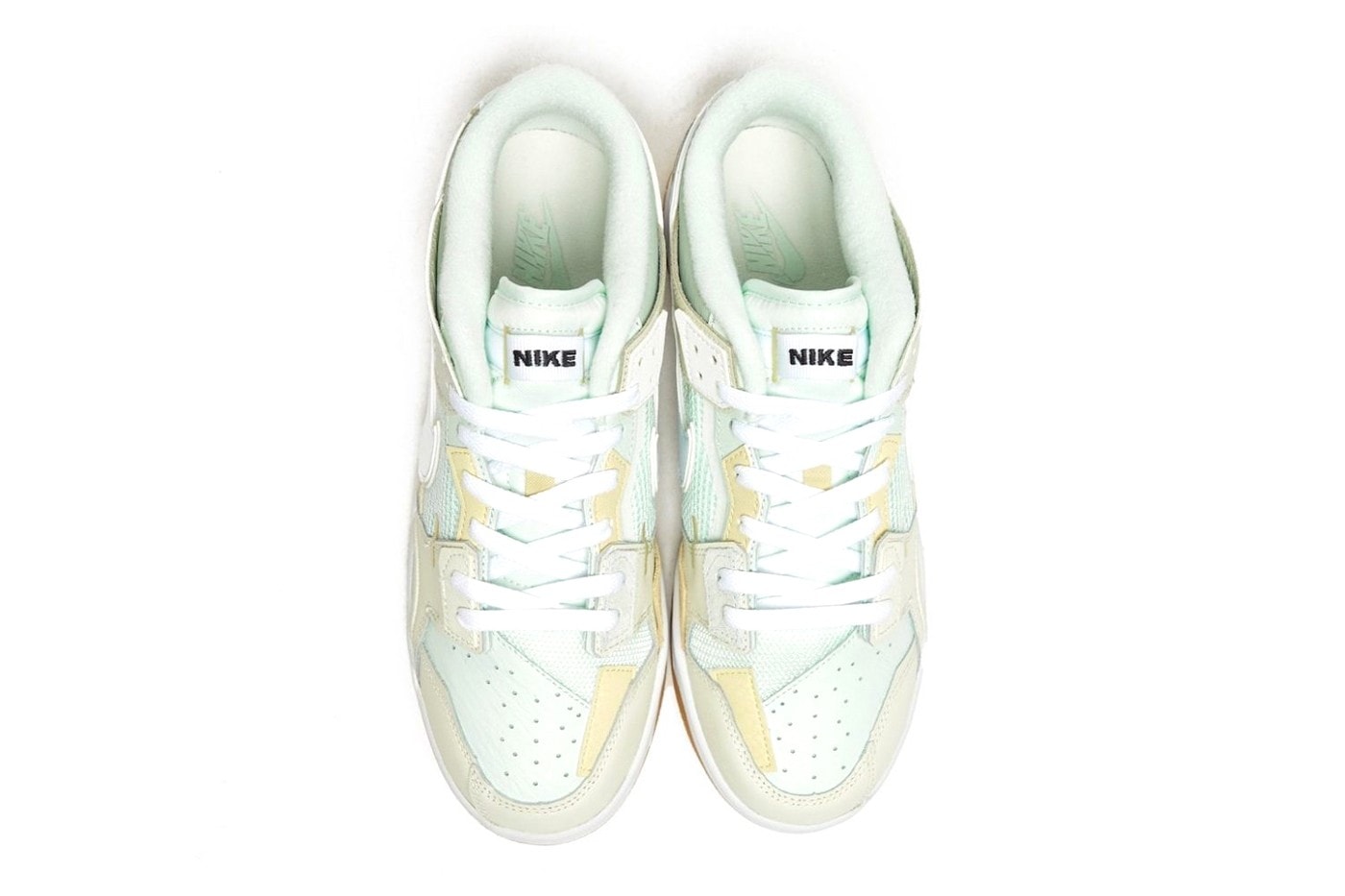 Nike Dunk Low Scrap "Sea Glass" Release Green Mint Beige Sneaker