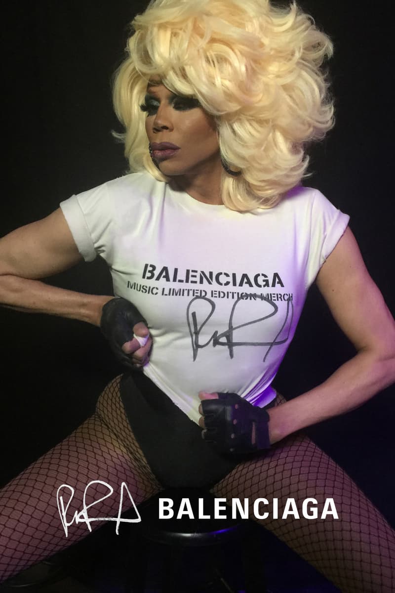 RuPaul Charles x Balenciaga Collaboration Merchandise T-Shirt