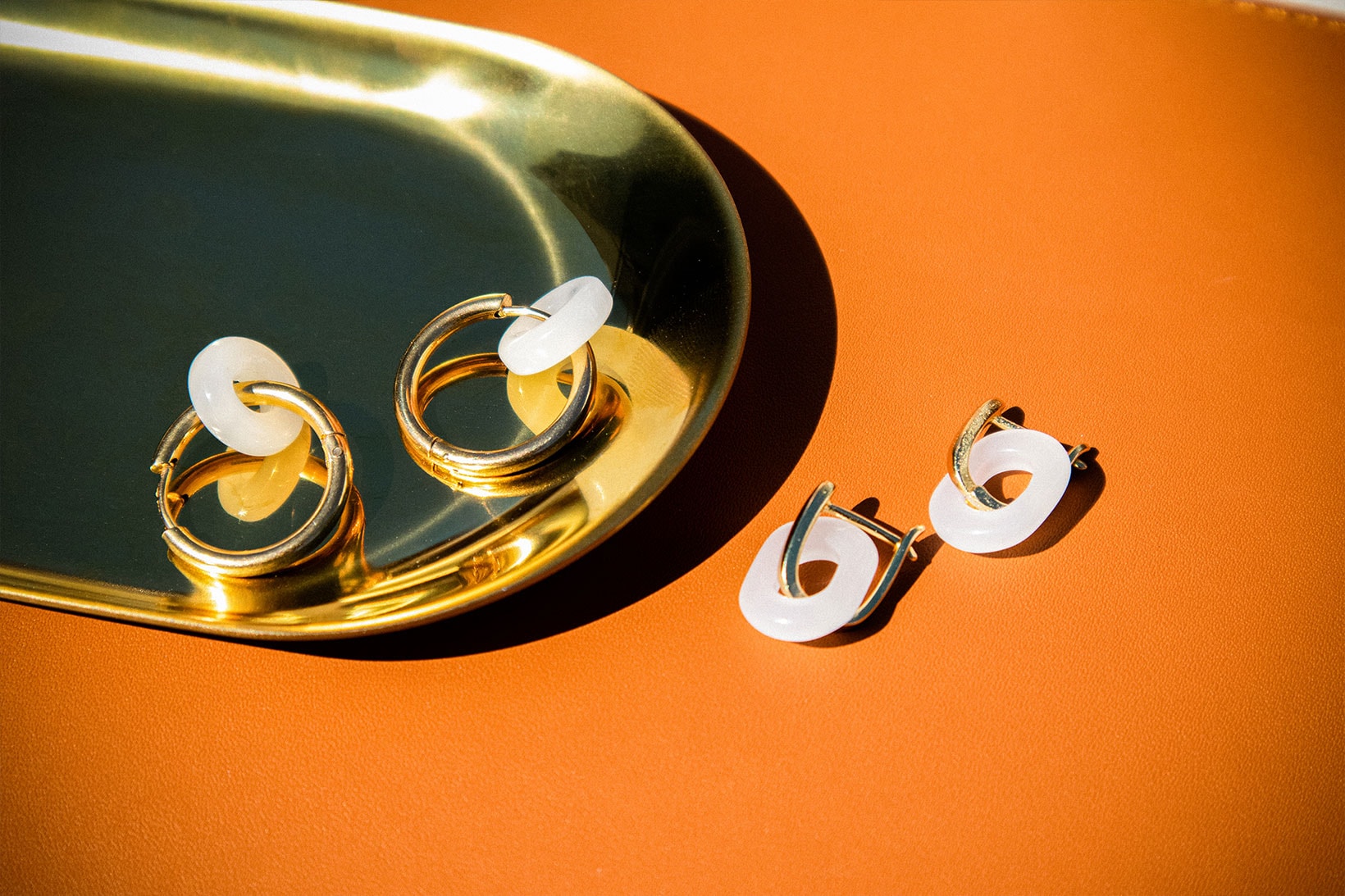 seree jewelry jade accessories earrings jade golden tray