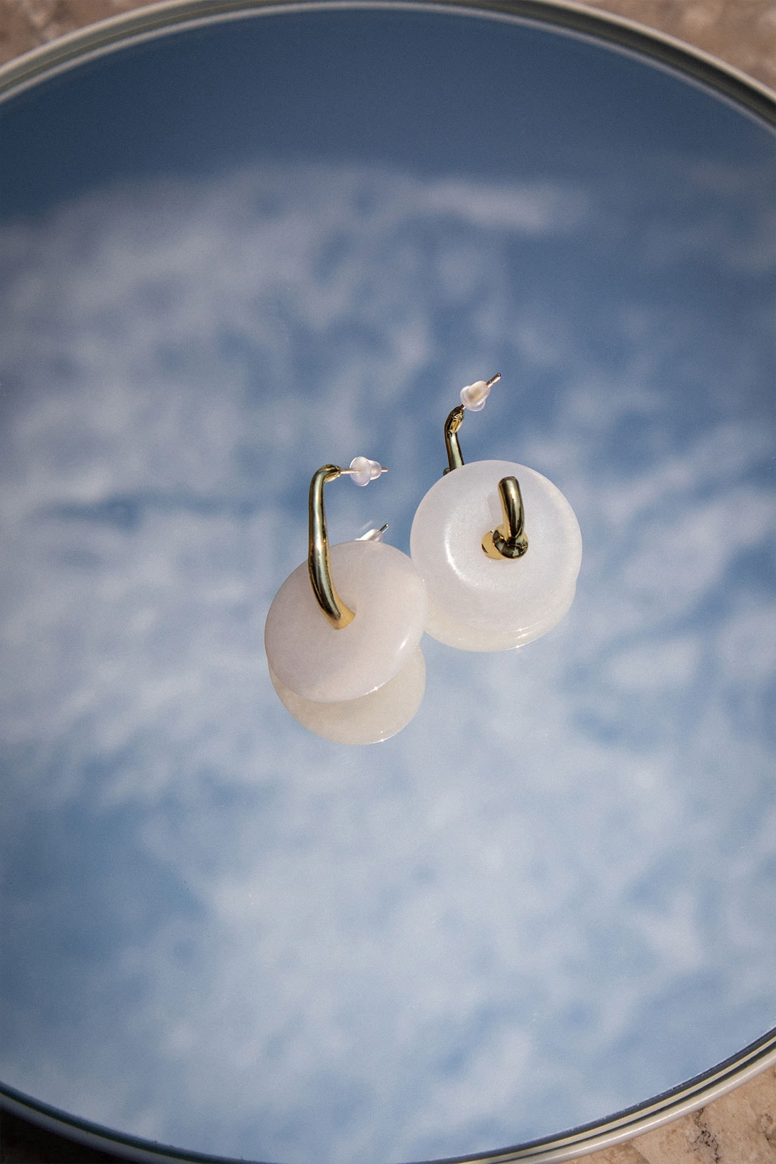 seree jewelry jade accessories earrings jade white
