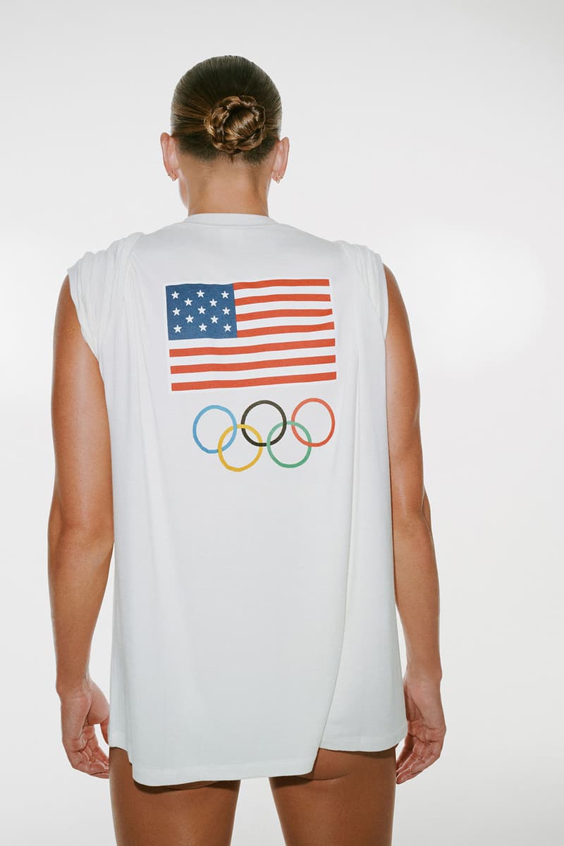 SKIMS Kim Kardashian Team USA 2020 Tokyo Olympics Paralympics Official Underwear Brand Haley Anderson Tank