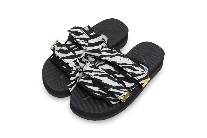 SUICOKE Patterned Summer Sandal Drop June Zebra Denim Neon Leopard