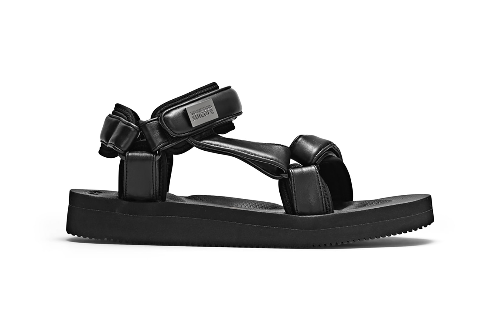 suicoke tom woods sandals slides depa collaboration footwear black lateral