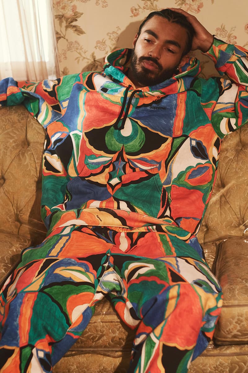 supreme emilio pucci spring 2021 collaboration print hoodie sweatpants