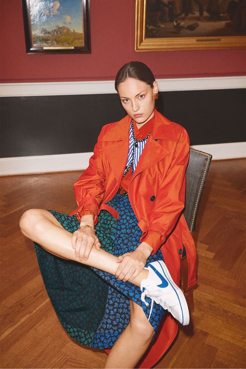 wood wood pre fall 2021 lookbook womenswear nike sneakers coat