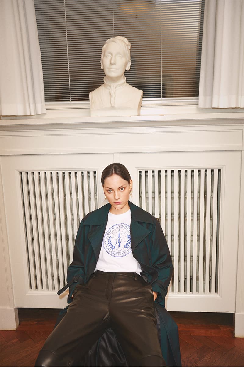 wood wood pre fall 2021 lookbook womenswear t-shirt leather pants