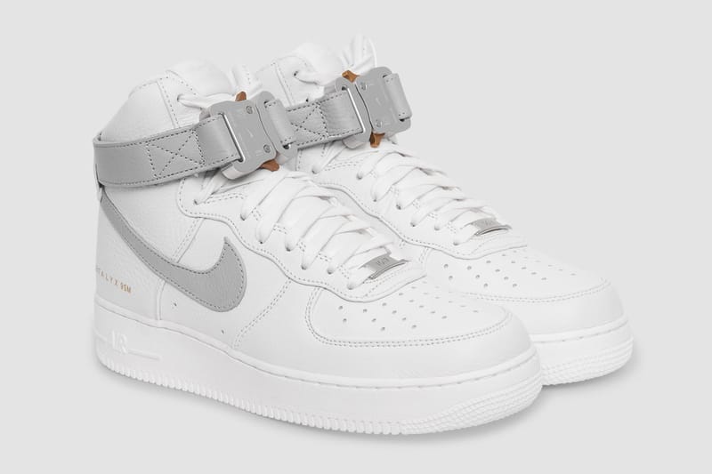 white and gray air force 1