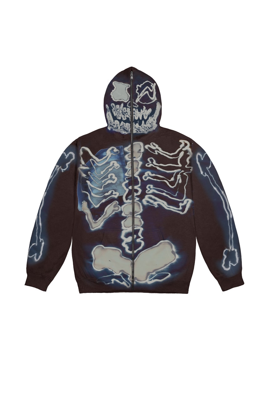 travis scott kaws fragment design collaboration hoodie zip up jacket