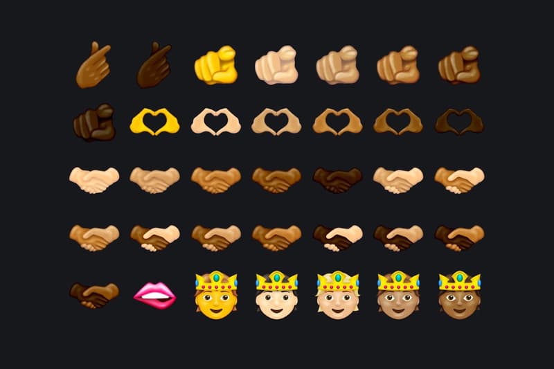 apple google emojis unicode 14 0 diversity inclusivity faces hands