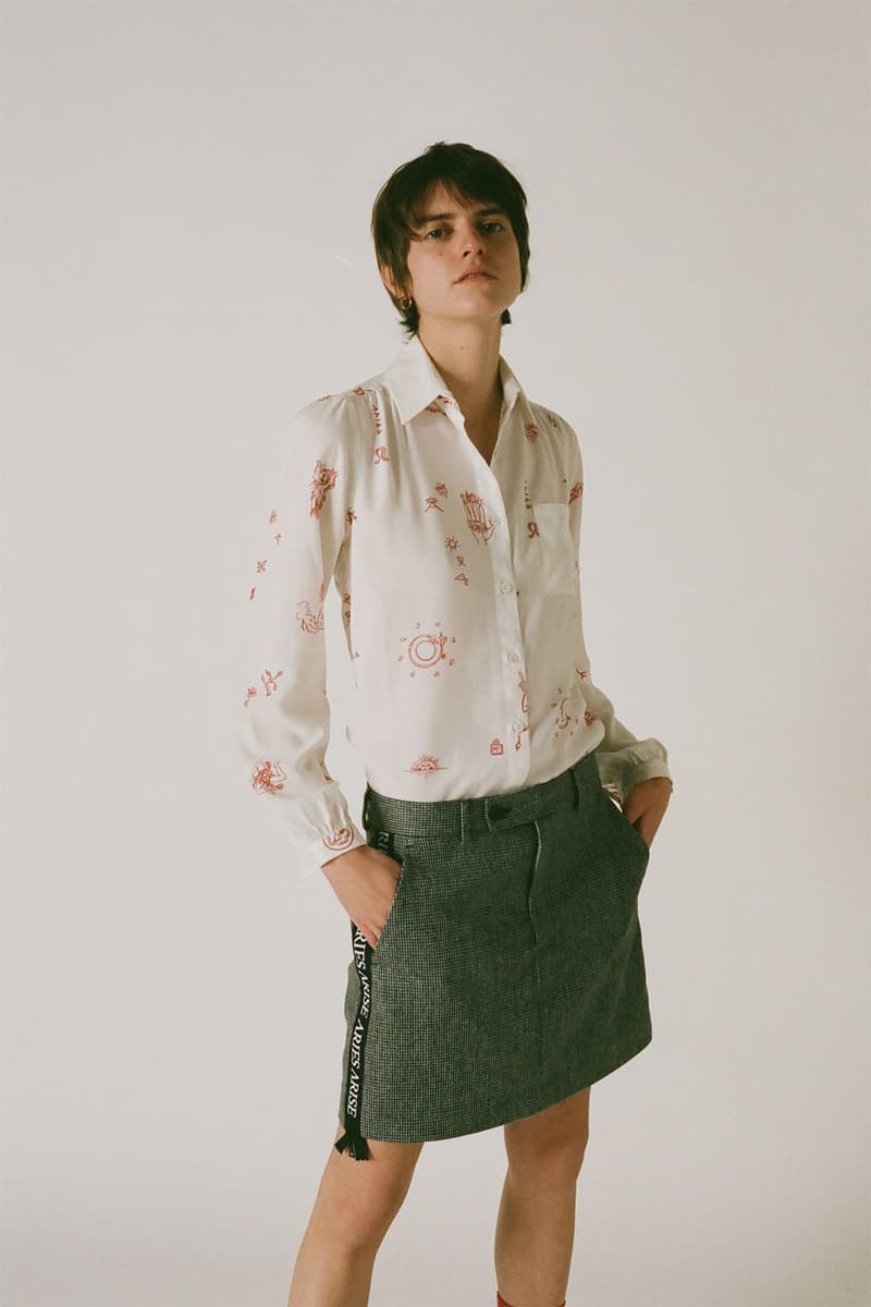 Aries Fall Winter 2021 FW21 Collection Lookbook Shirt Skirt