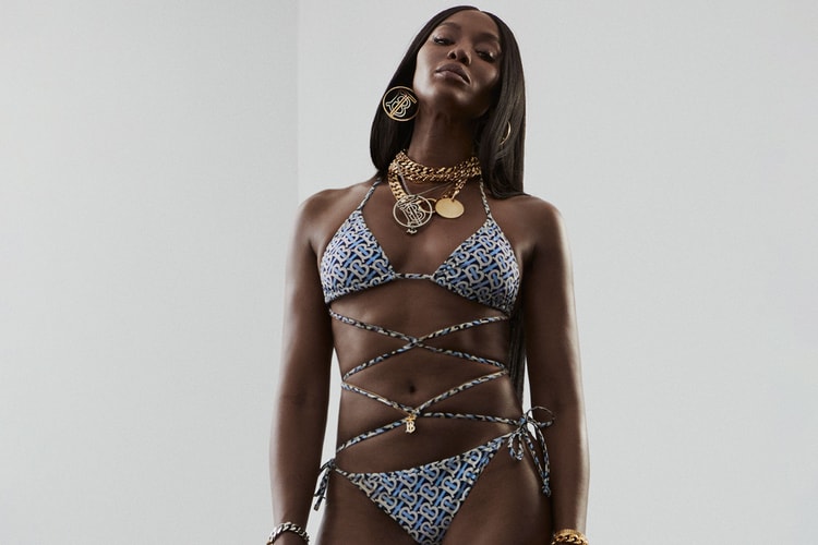 Naomi Campbell Fronts Burberry's TB Summer Monogram Campaign