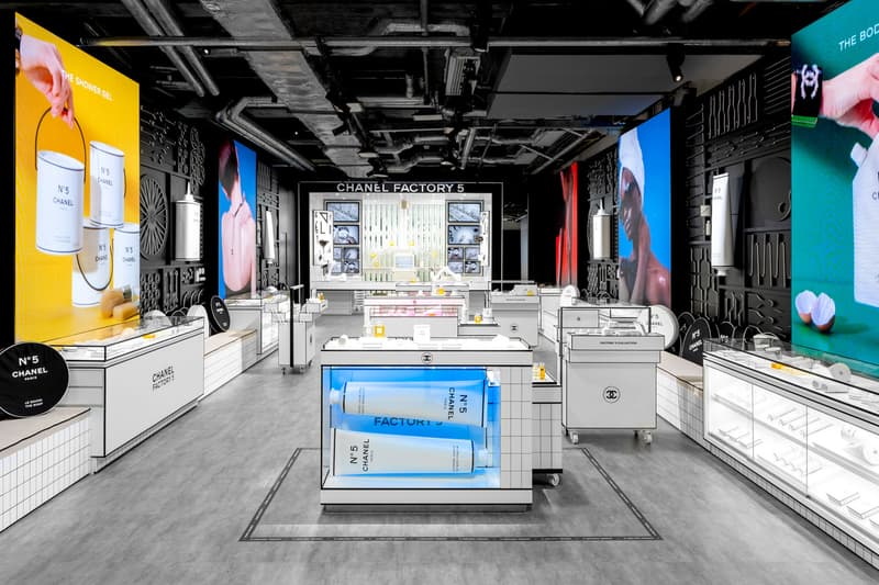 chanel beauty no 5 factory pop-up hong kong hk landmark