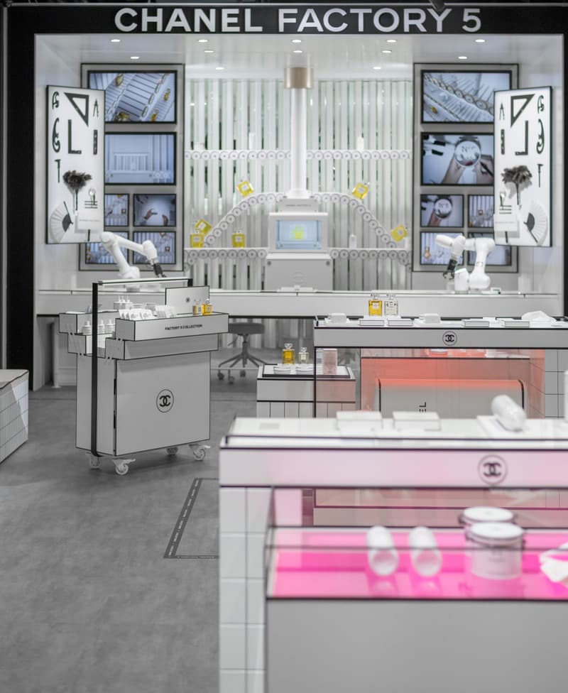 chanel beauty no 5 factory pop-up hong kong