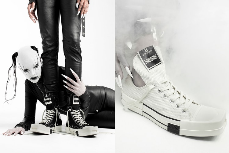 Rick Owens' DRKSHDW x Converse TURBODRK Chuck 70 Is Dropping Soon